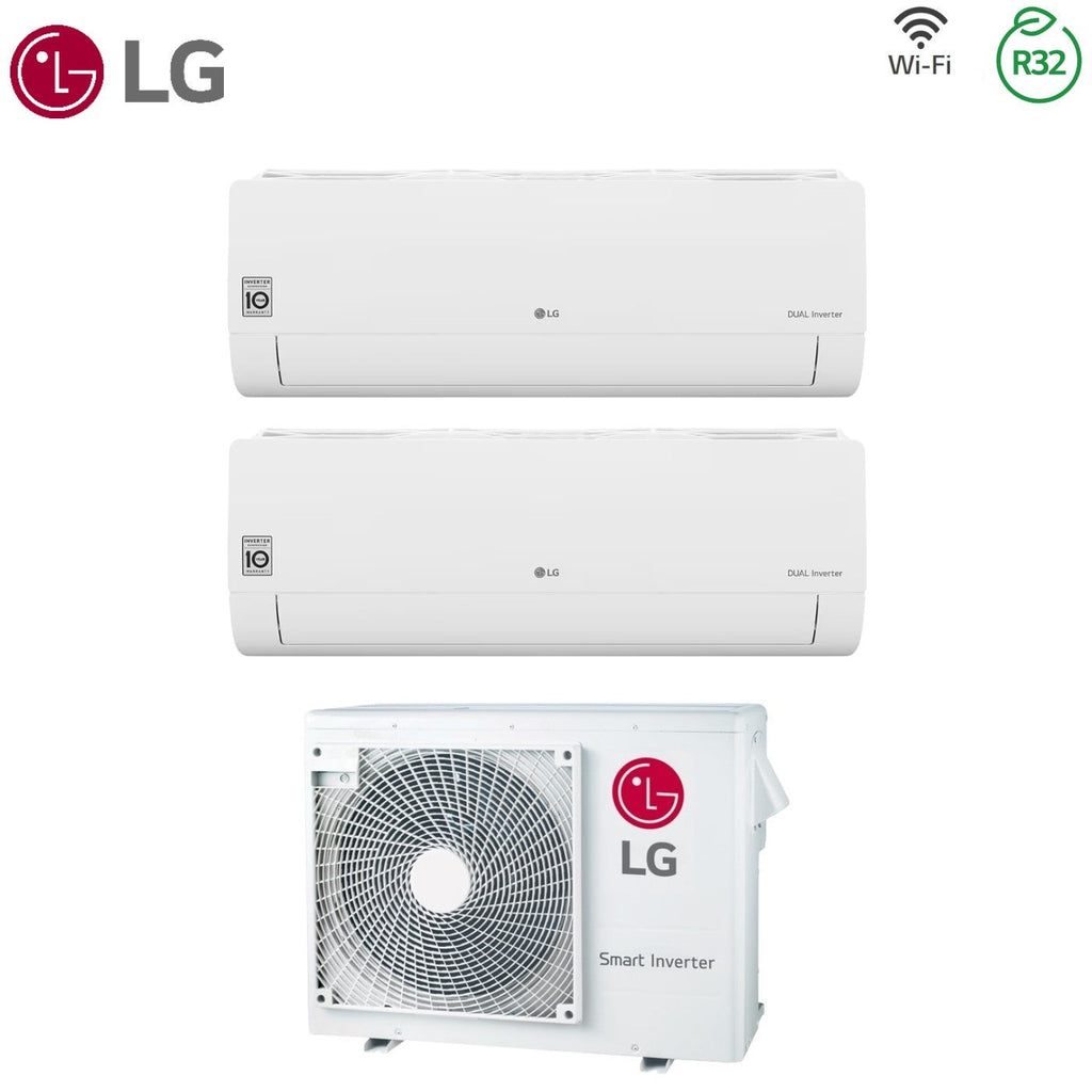 Air conditioner dual-split LG Libero Smart 9+12 with MU3R19 R-32 built-in Wi-Fi