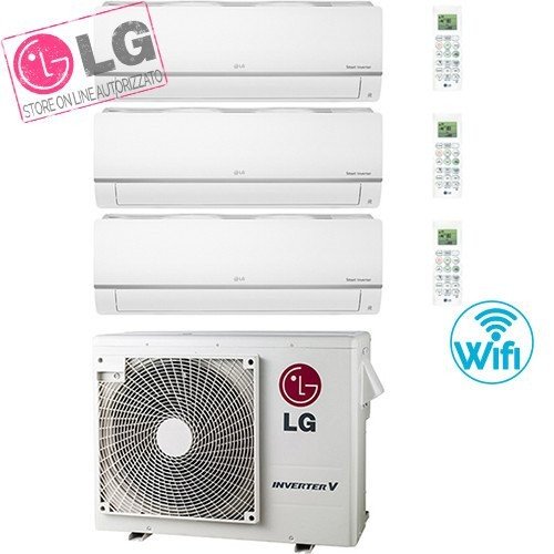 LG Libero Smart MU3R19 tri-split airconditioner 7.000+7.000+7.000 BTU/h R32
