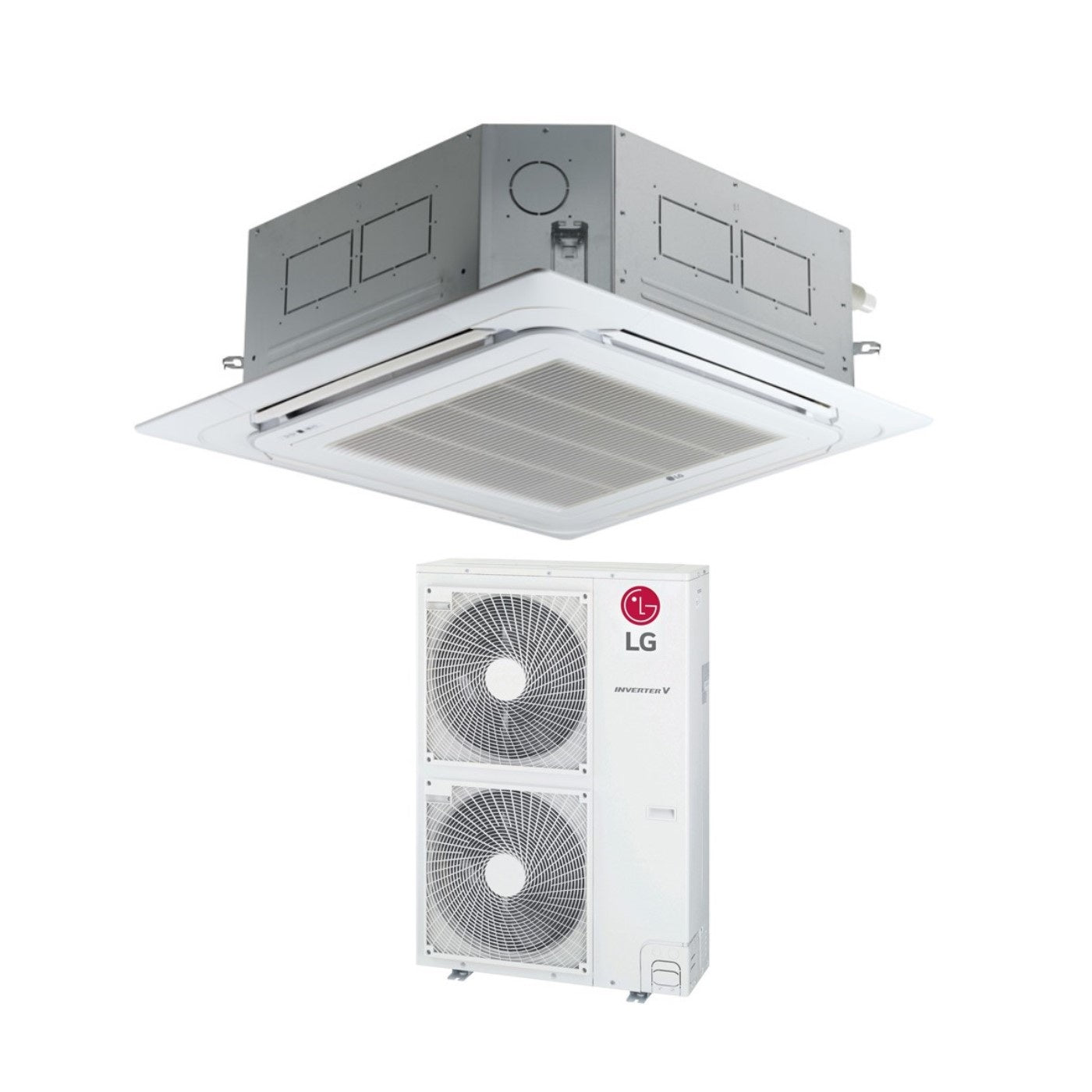 Condizionatore Cassetta a 4 Vie LG Standard 60000 Btu UT60F R-32 Wi-Fi Optional con Pannello