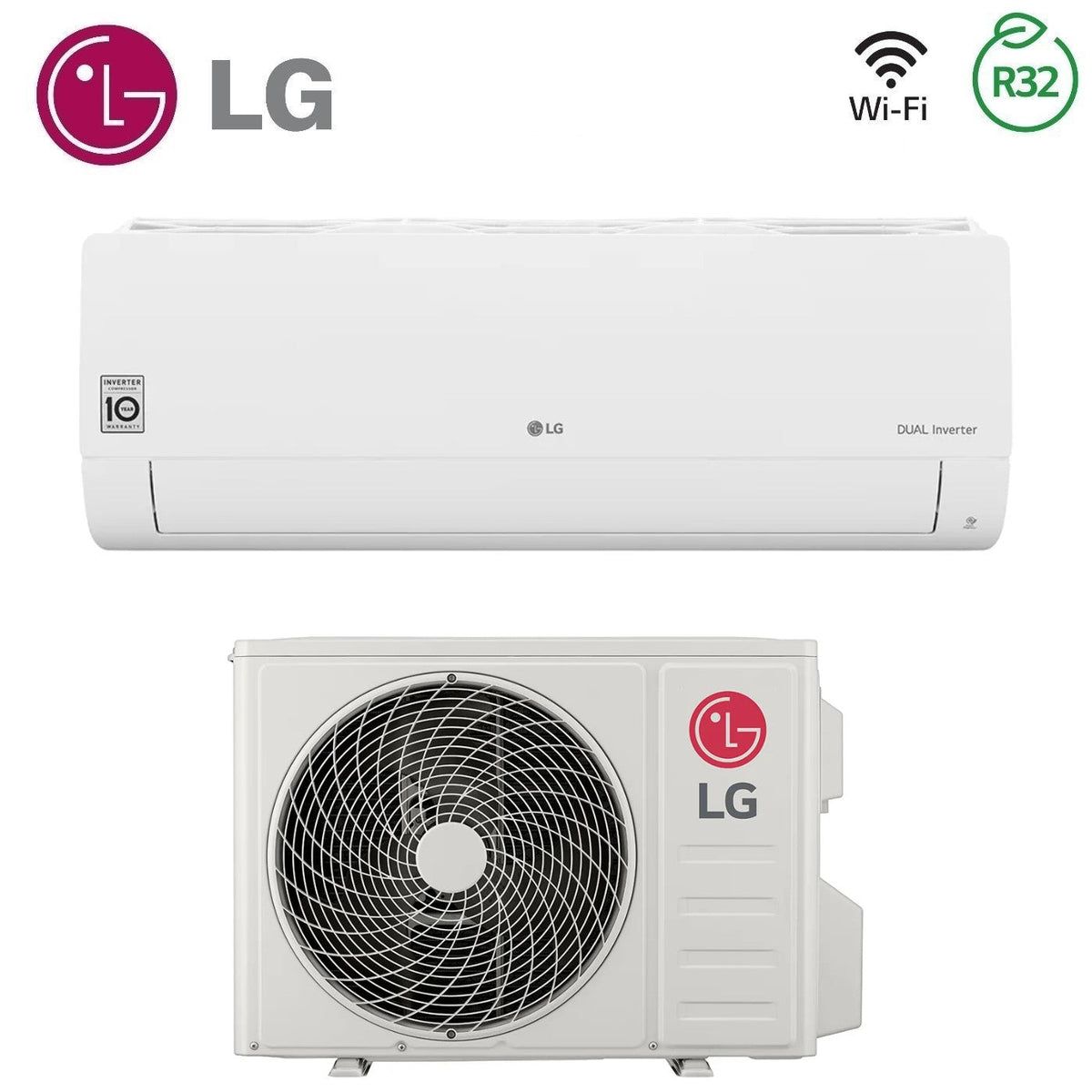 LG Libero EZ09CSN 9000 BTU Airconditioner R-32 Wi‑Fi ingebouwd