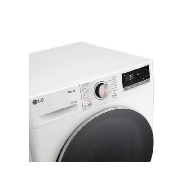 Lavasciuga a Carico Frontale LG D4R7011TSWG Serie R7 11 Kg Lavaggio Classe A-10% 6 Kg Asciugatura Classe D 1360 Giri (A85×L60×P56,5) Wi-Fi Bianco
