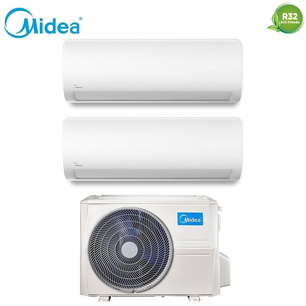 Air conditioner dual-split Midea Xtreme Pro Green 12+12 with M3OG-21HFN8-Q R-32 built-in Wi-Fi