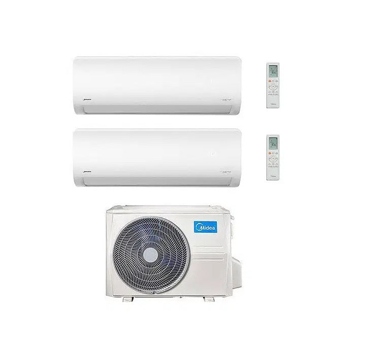 Midea Xtreme Pro dual-split airconditioner 12+12 R32 Wi‑Fi
