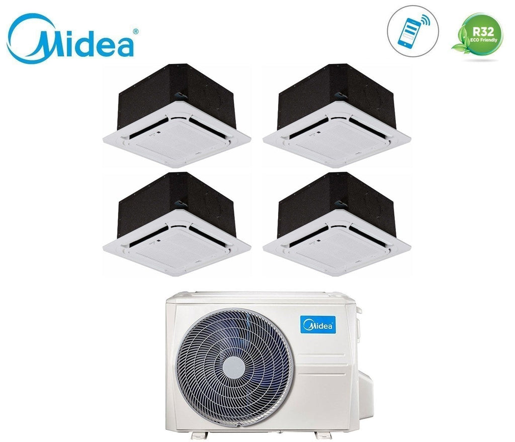 Midea M4O-36FN8-Q cassette airconditioner quad-split 12+12+12+12