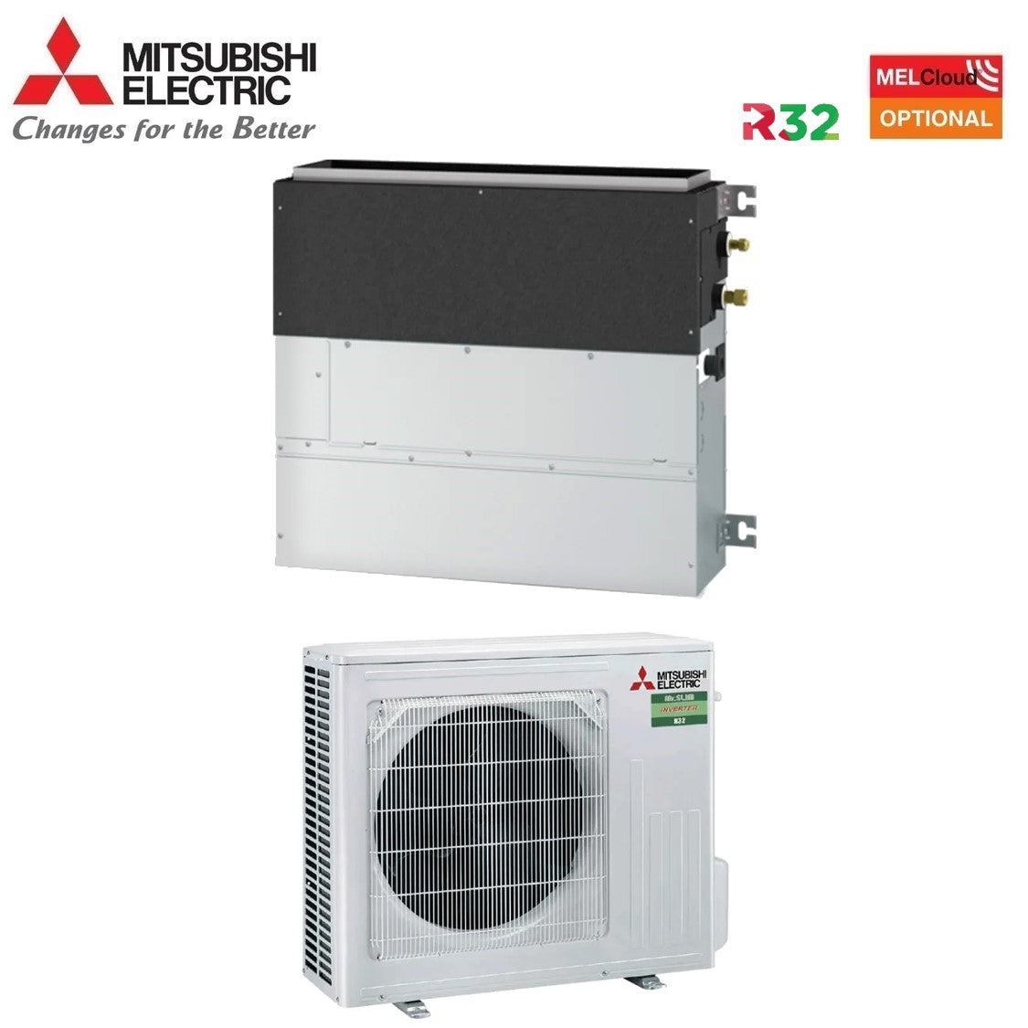 Air conditioner Mitsubishi Electric Pavimento ad built-in Inverter 21000 Btu SFZ-M60VA + SUZ-M60VA R-32 optional Wi-Fi