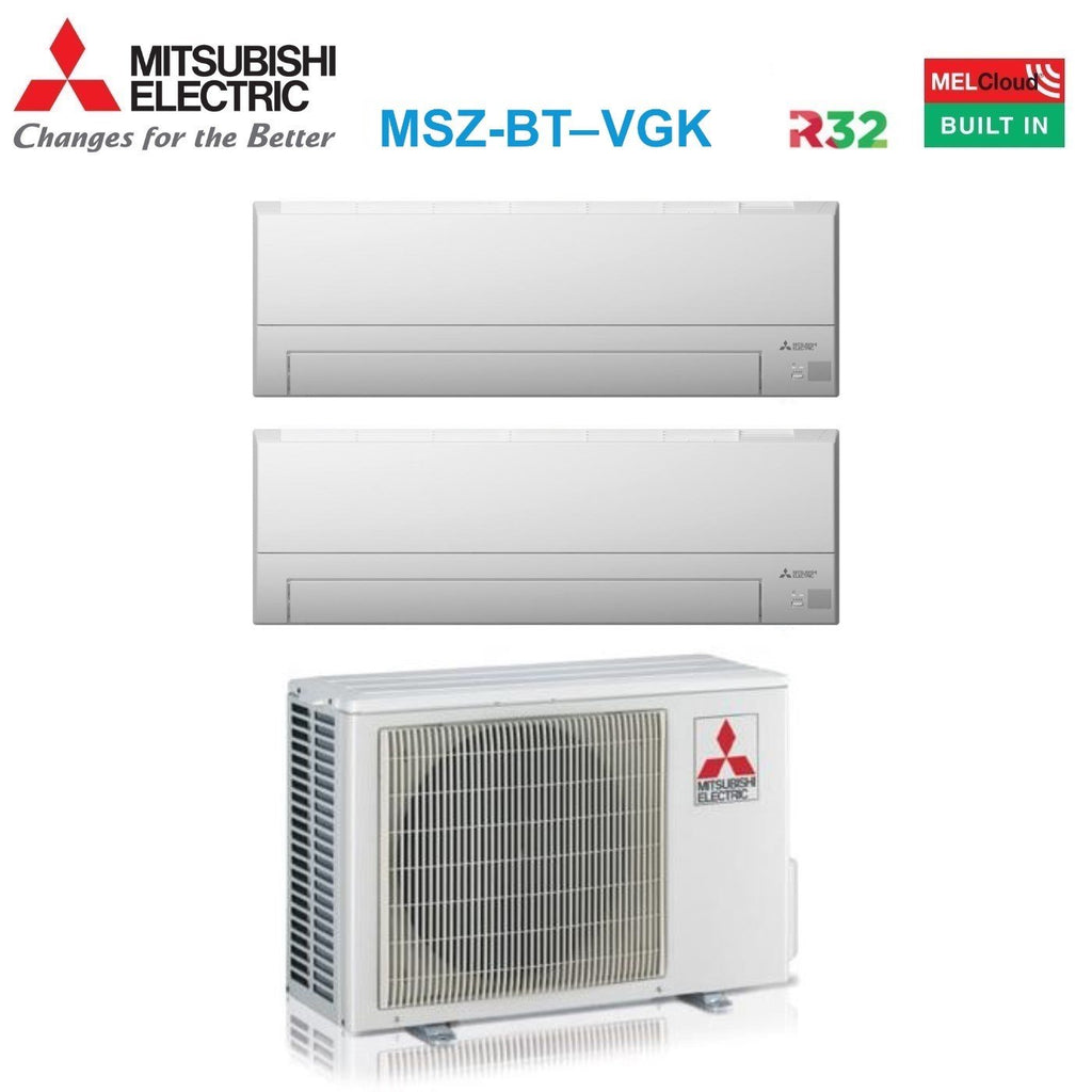 Mitsubishi Electric MSZ-BT 9+12 dual-split airconditioner met MXZ-3F68VF (R-32, Wi‑Fi)