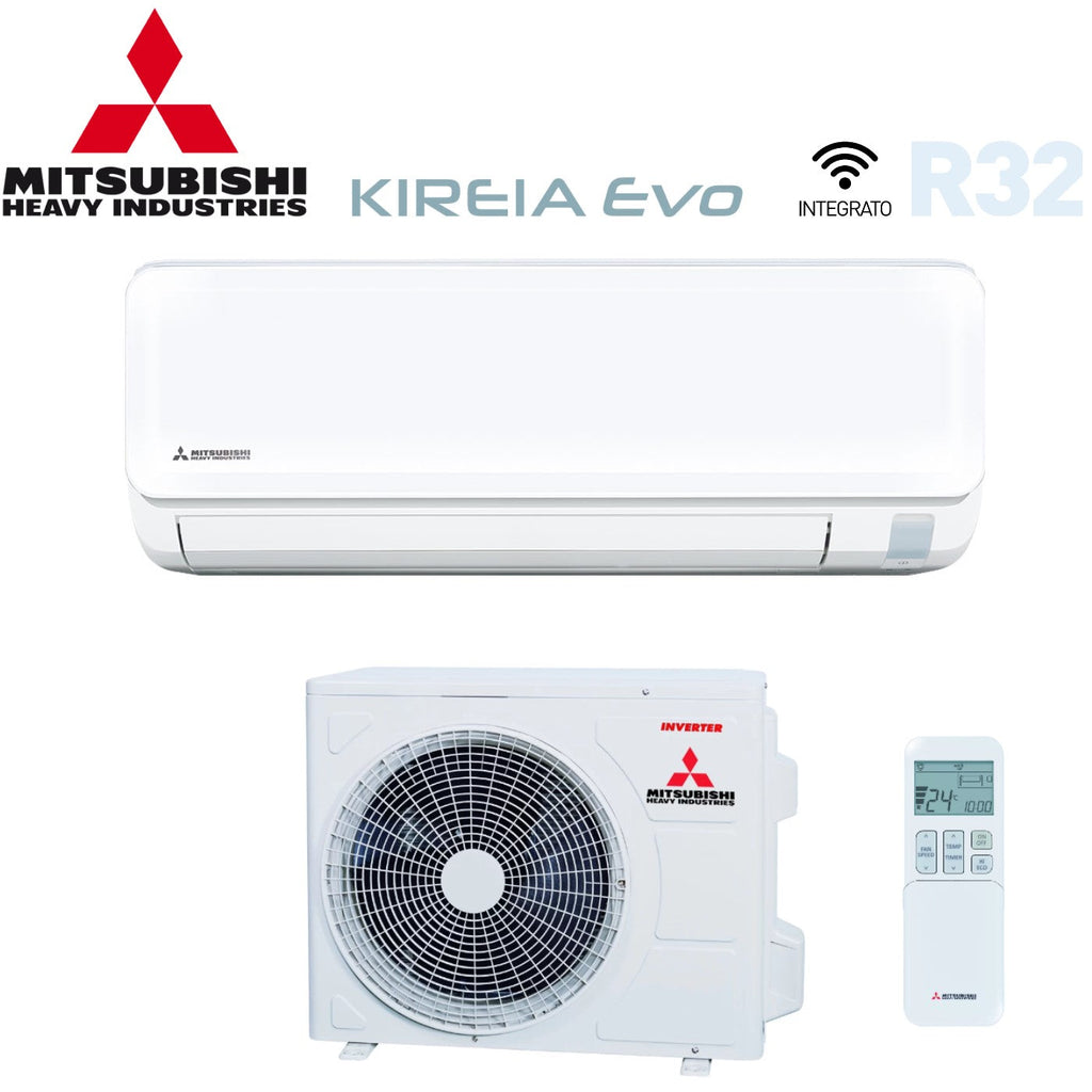 Air conditioner Mitsubishi Heavy Industries Kireia Evo 9000 Btu SRK 25 ZTL-W R-32 built-in Wi-Fi