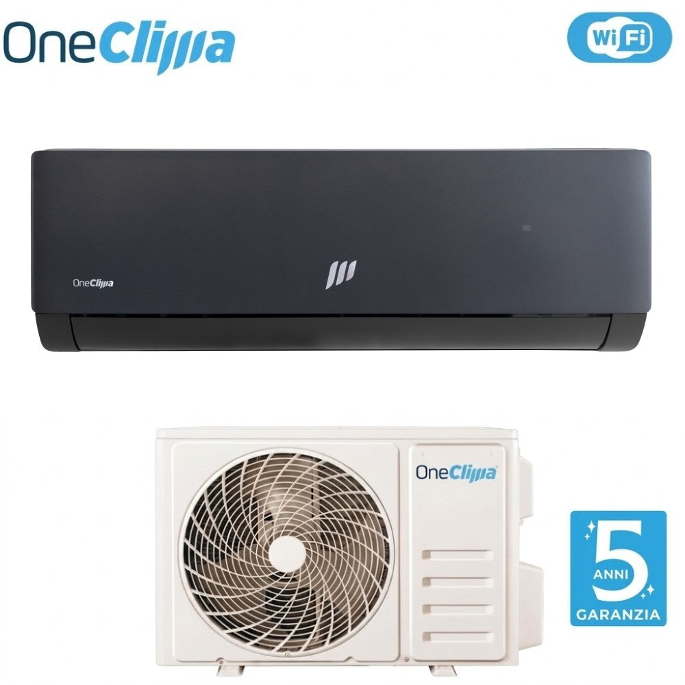 Condizionatore OneClima Prime Black 12000 Btu PRIMEBLACK 12/Y26 R-32 Wi-Fi Integrato