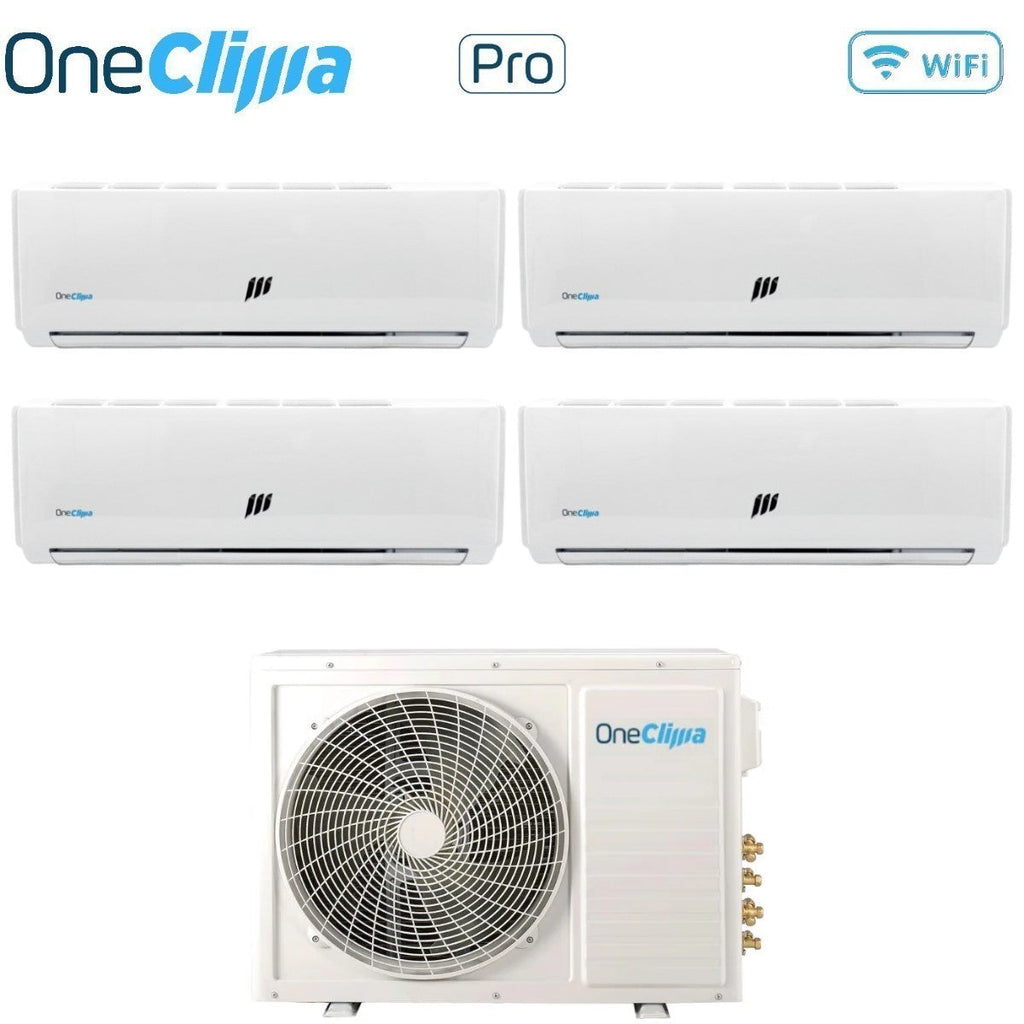 OneClima MLT32x4/Y24 quad-split airconditioner 9+12+12+12 BTU R-32 (Wi‑Fi optioneel)