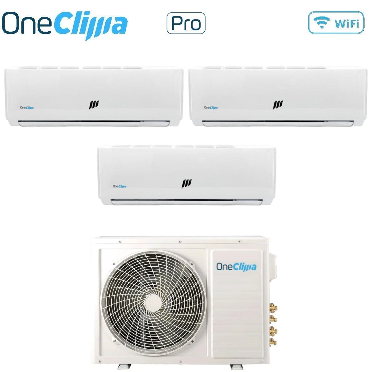 OneClima Pro triple-split airconditioner 9+18+18 (MLT42x5/Y24)