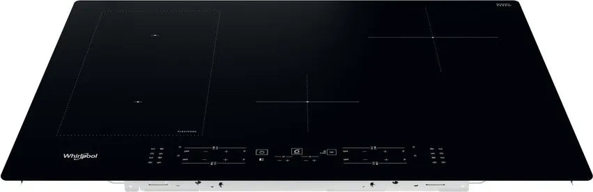 Whirlpool WLB2977NE Induction Hob 4 Burners in Black Glass (WxD): 77x54 FlexiCook Booster WL B2977 NE