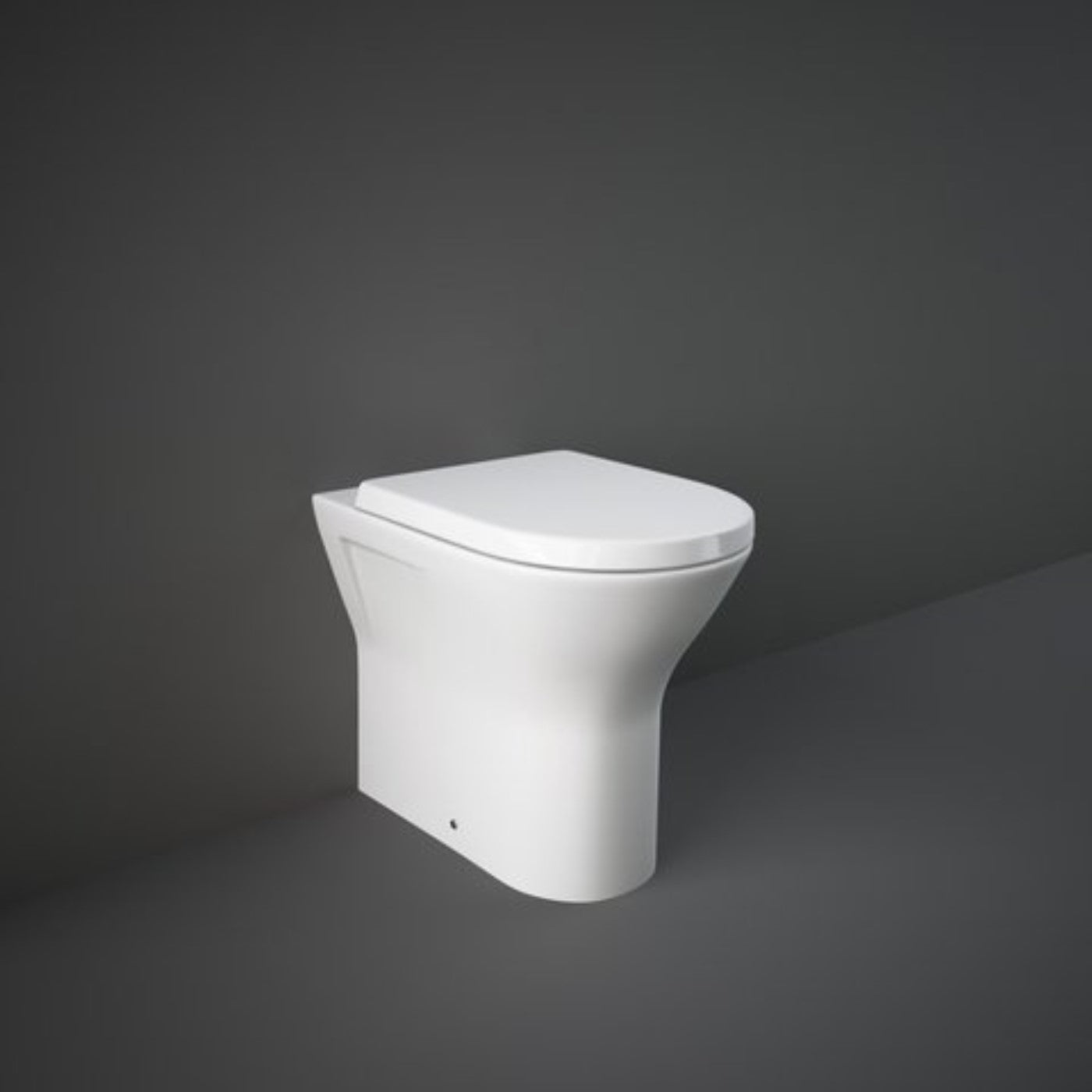 Rak Resort Ceramic WC WC Universal Drain and Rimless Seat System with Original Lid
