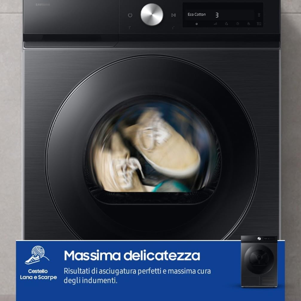Samsung DV90DB7845GBU3 warmtepompdroger 9 kg, Wi-Fi, energieklasse A - zwart