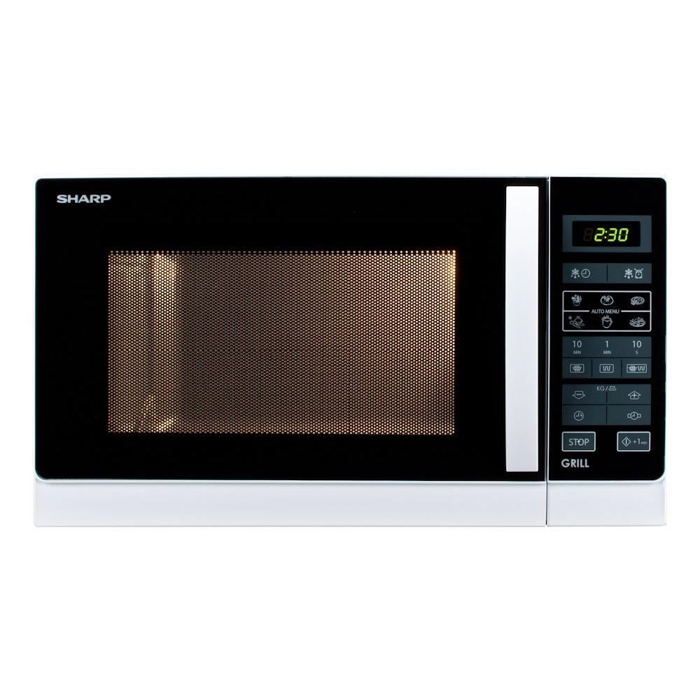 Forno A Microonde Sharp R742WW 900 W 25 Litri (A30,6xL51,3xP42,9) Grill Nero e Bianco