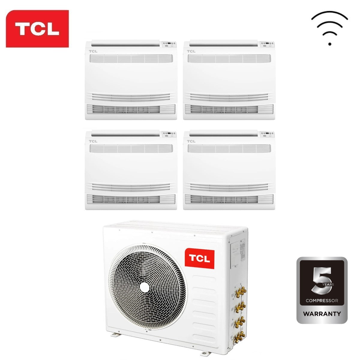 TCL MT3240 Airconditioner Quadri Split Console 9+9+12+12 R-32