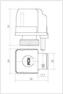 Ideal Clima SLTS04 elektrothermische actuator 230V met microschakelaar