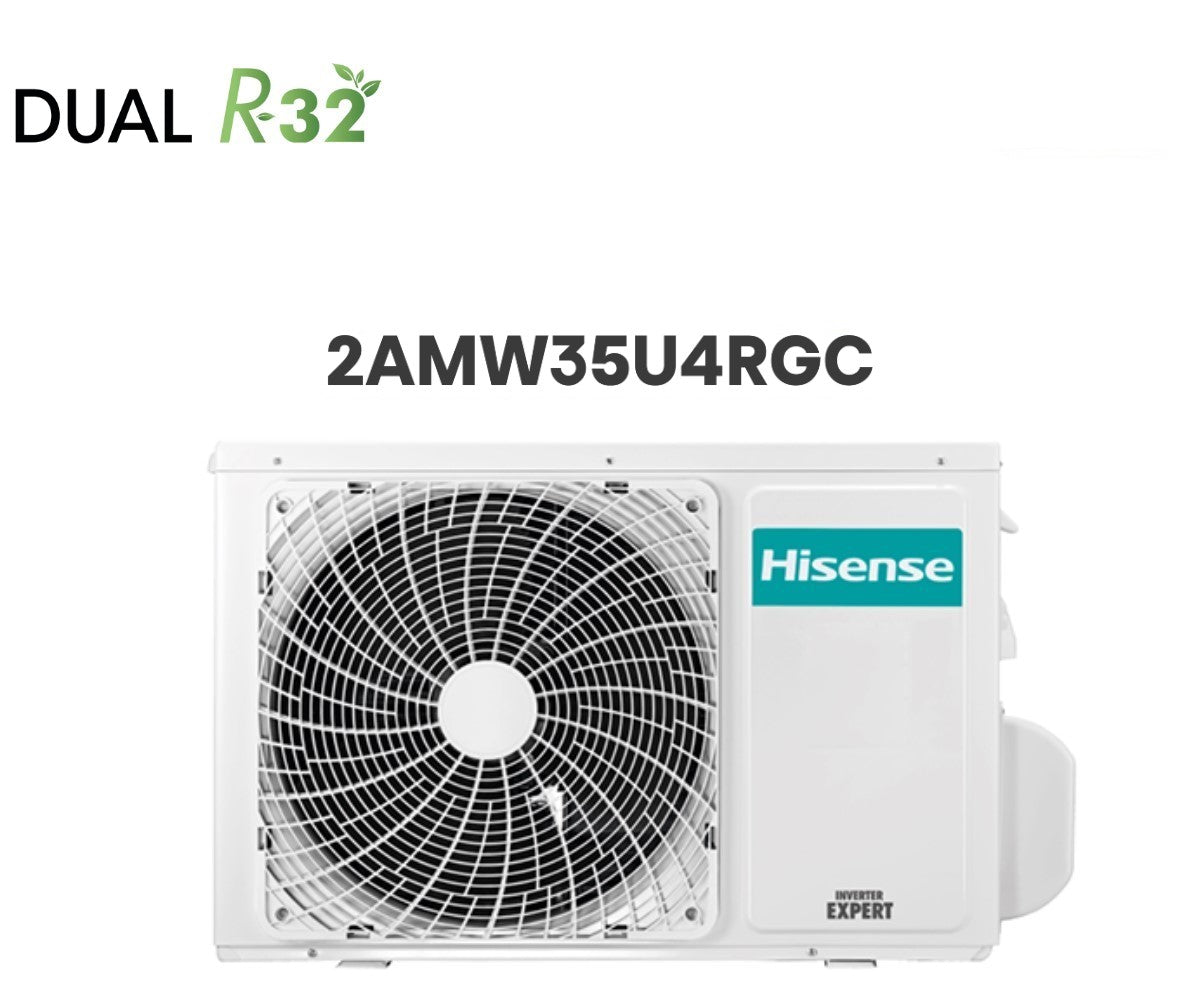 Hisense External Unit Multisplit Motor 2AMW35U4RGC Dual Split R-32 Class A++/A+