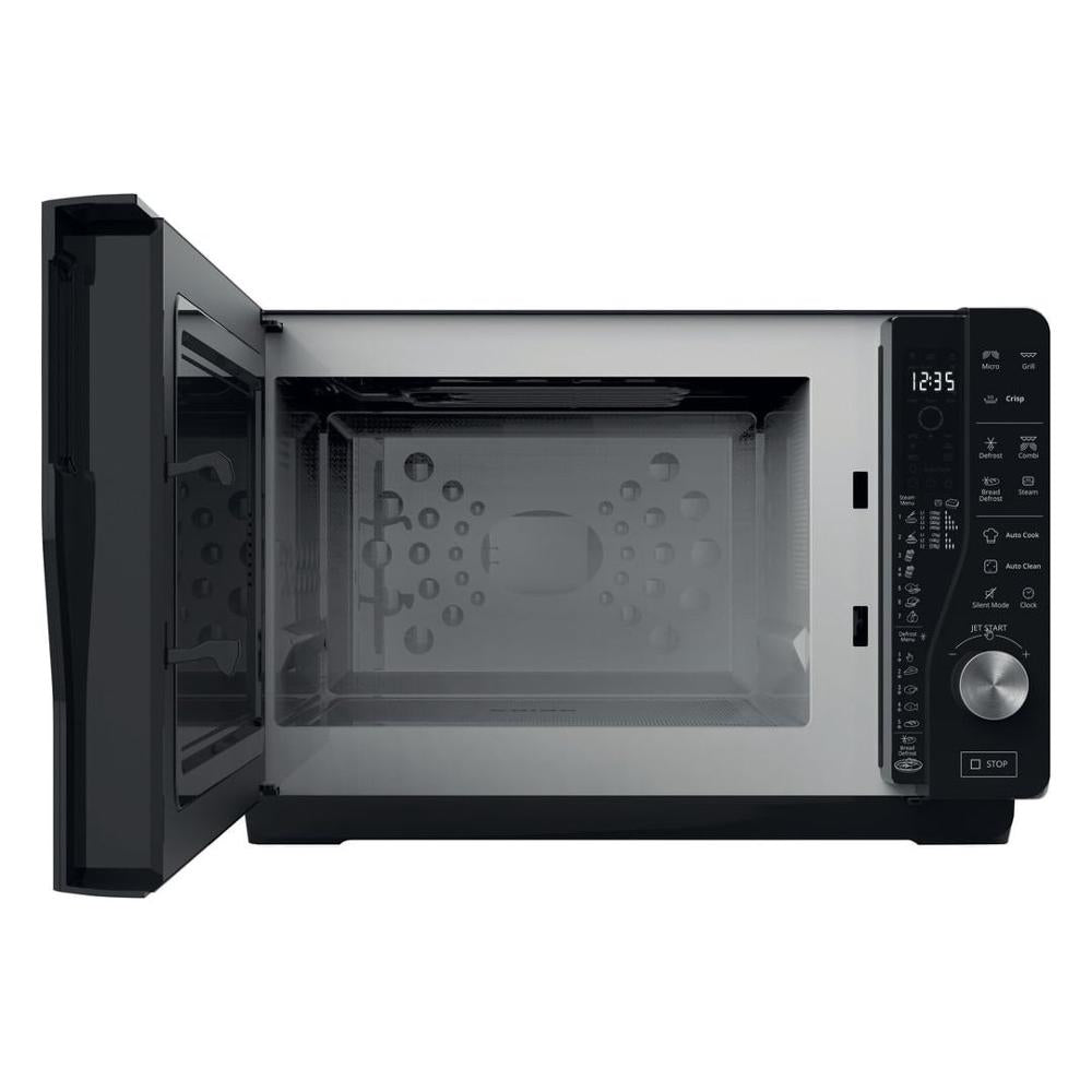 Forno a Microonde a Libera Installazione Whirlpool MWF 427 SL ExtraSpace 25 L con Grill (A32×L49×P42,6)  Argento e Nero