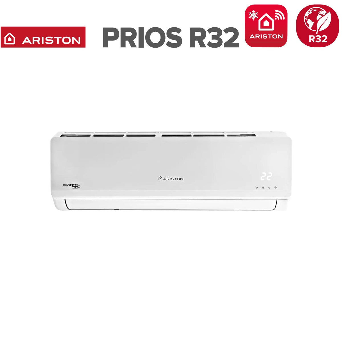 Ariston PRIOS penta-split airconditioner 3x 9000 + 2x 12000 BTU PENTA 121
