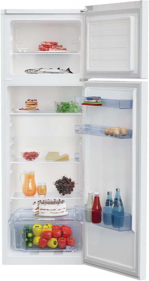 Beko RDSA310K40WN Koelkast dubbeldeurs 306 L, vrijstaand, wit