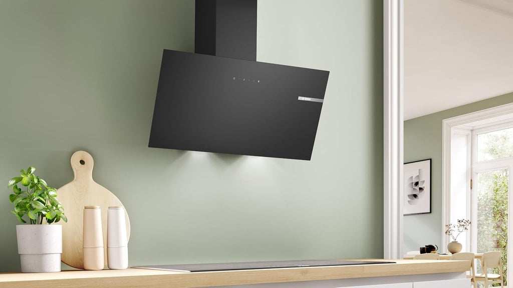 Bosch DWK85DK60 wandafzuigkap 80 cm zwart glas