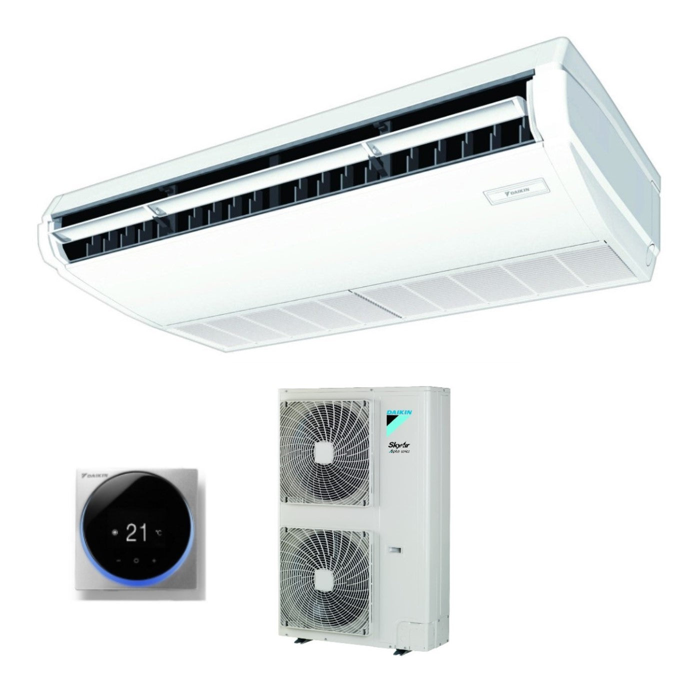 Daikin Wall Mounted Ceiling Air Conditioner DC Inverter 36000 Btu FHA100A Single Phase R-32 Wi-Fi Optional with Wire Control