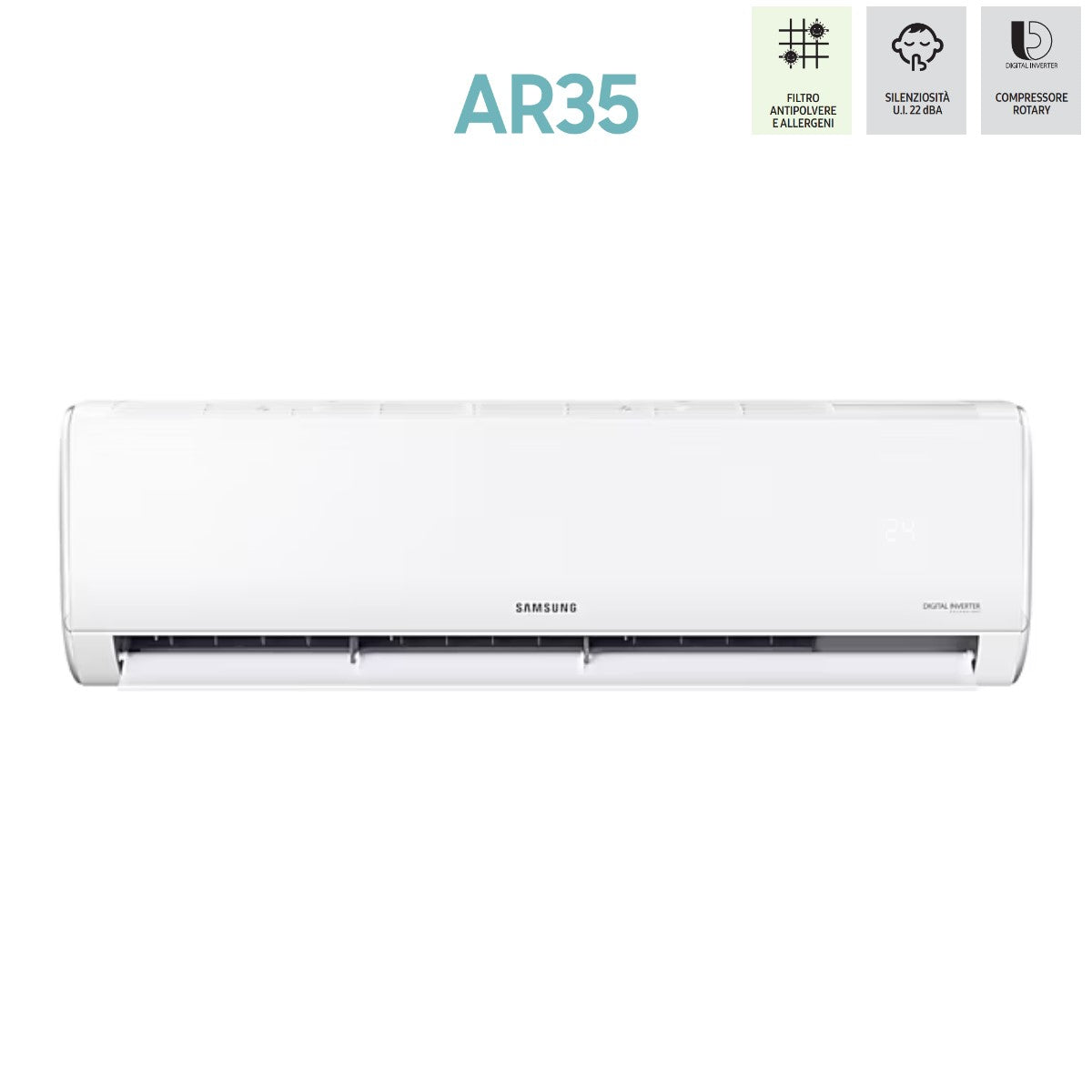 Samsung Inverter Air Conditioner Series AR35 (Maldives) 12000 btu F-AR12ART R-32 AR12TXHQASI Class A++/A