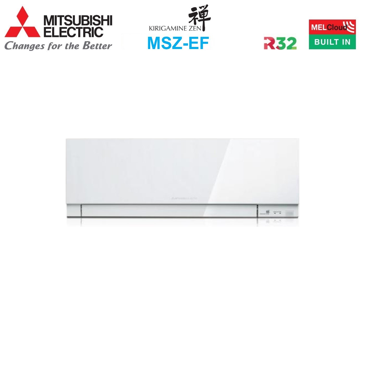 Mitsubishi Electric MSZ-EF pentasplit airconditioner 7000+7000+12000+15000+18000 BTU MXZ-5F102VF wit