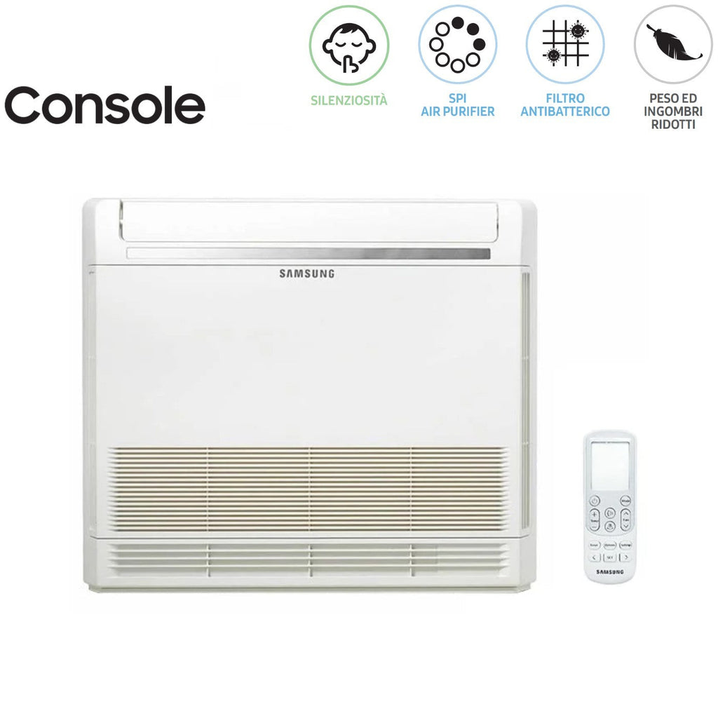 Samsung Trial Split Inverter Air Conditioner Console 9+9+9 with AJ052TXJ3KG/EU R-32 9000+9000+9000 with Remote Control Included