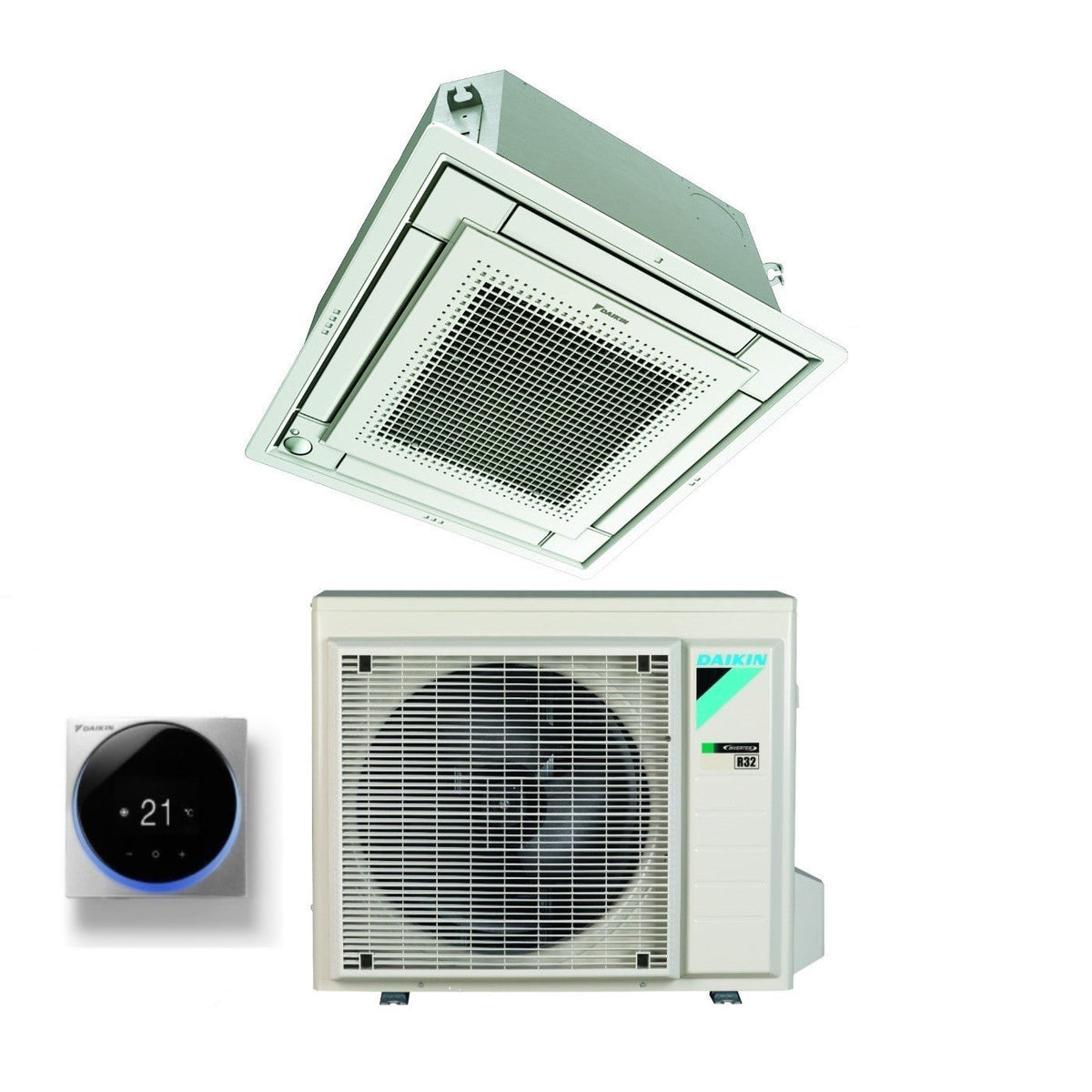 Daikin FFA35A9 cassette airconditioner 12000 BTU R-32 incl. rooster