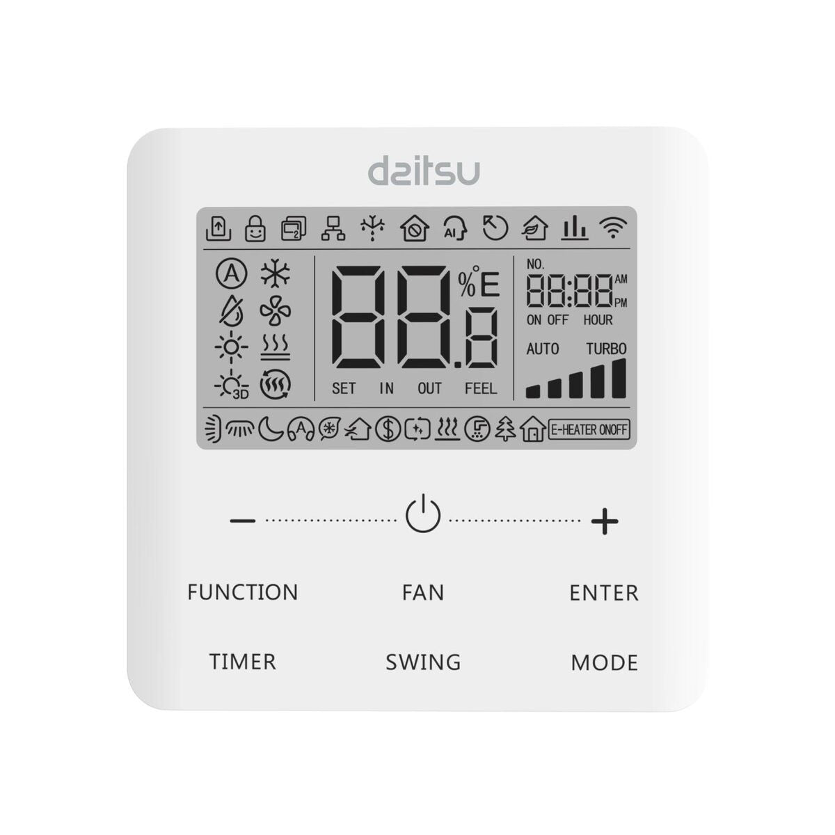 Daitsu ACD36KDBS Airconditioner kanaal 36000 Btu 1-fase R-32 Wi‑Fi