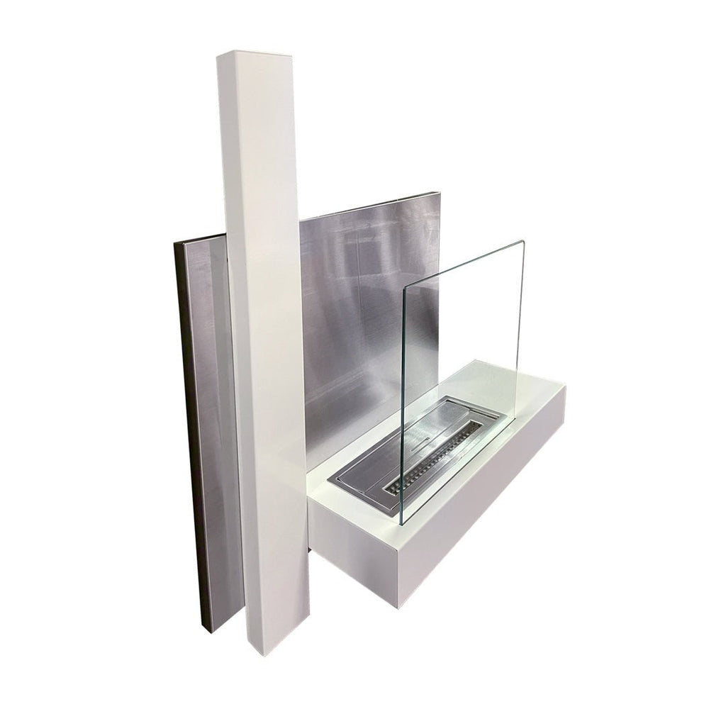 Divina Fire Vienna bio-ethanol wandhaard 3,5 kW – wit