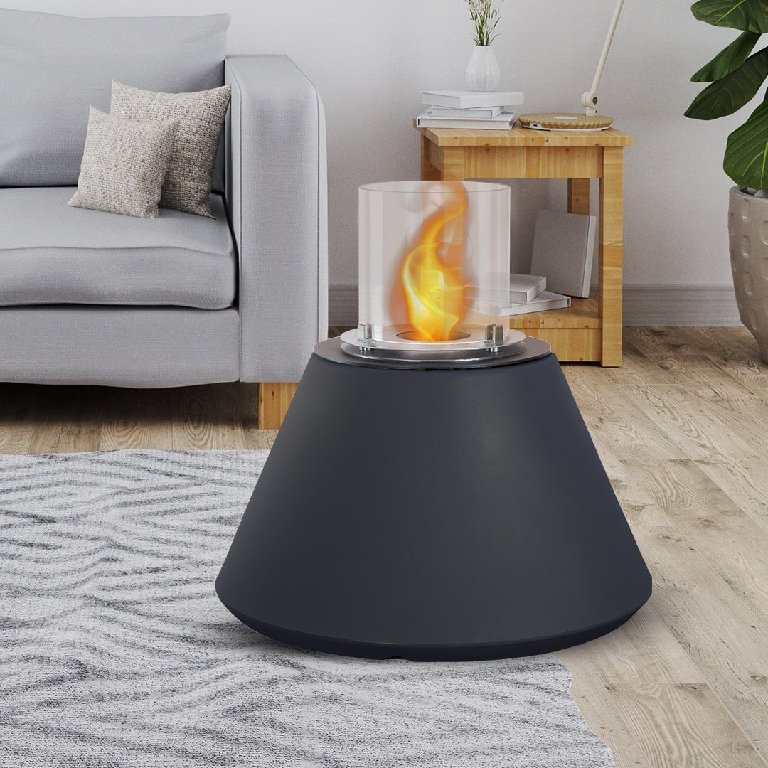 Divina Fire STROMBOLI bio-ethanol haard ø60 h56 antraciet