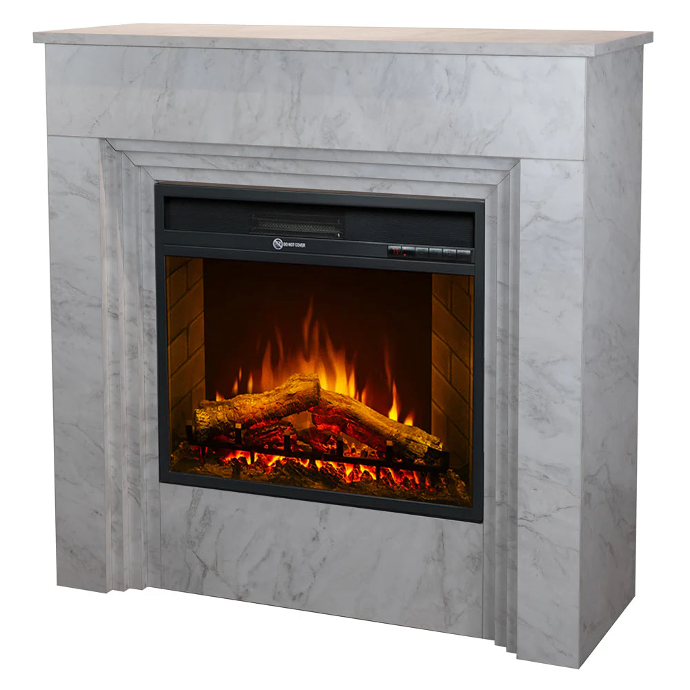 Divina Fire BELLINI elektrische vrijstaande haard 900/1800 W marmerlook