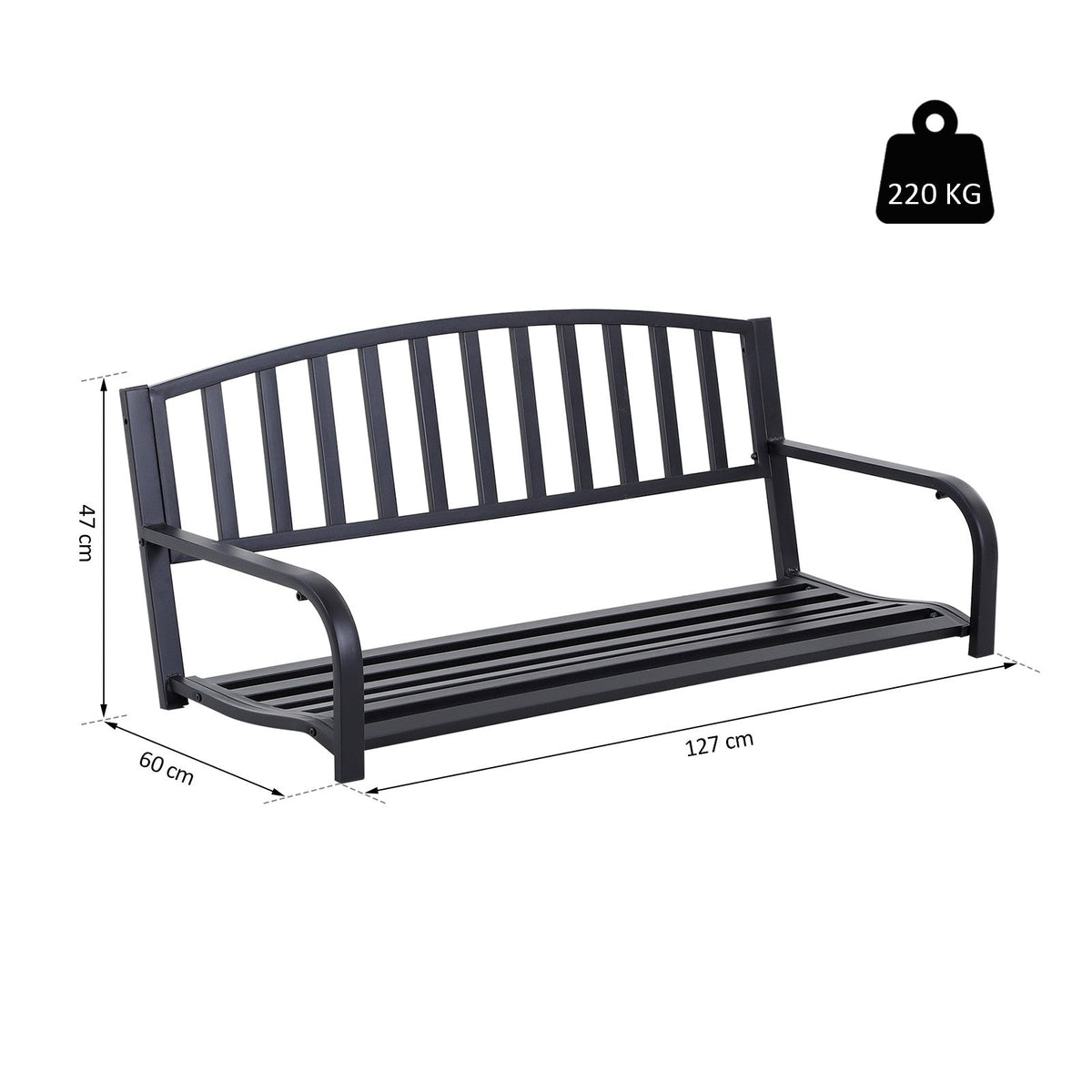 EasyComfort Garden Swing hangschommel 2-persoons