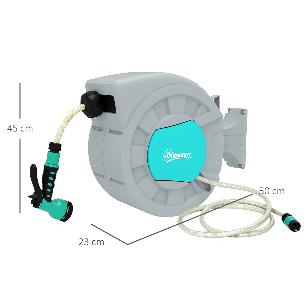 EasyComfort Avvolgitubo Automatico tuinslanghaspel 30+2 m, 7 sproeistanden