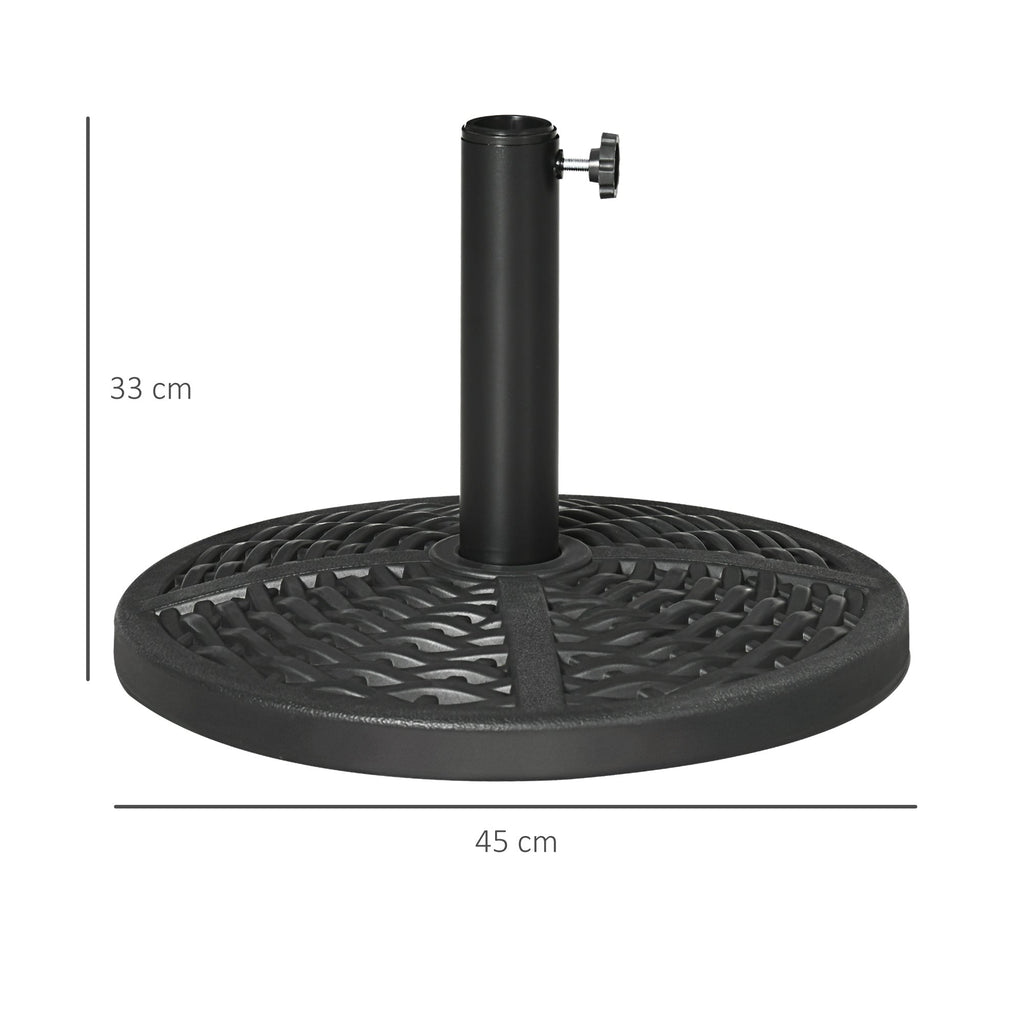 EasyComfort Base parasolvoet rattan Ø45 cm, 9.5 kg