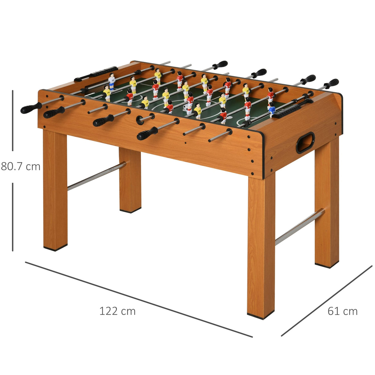 EasyComfort tafelvoetbal MDF 122x61x80.7 cm