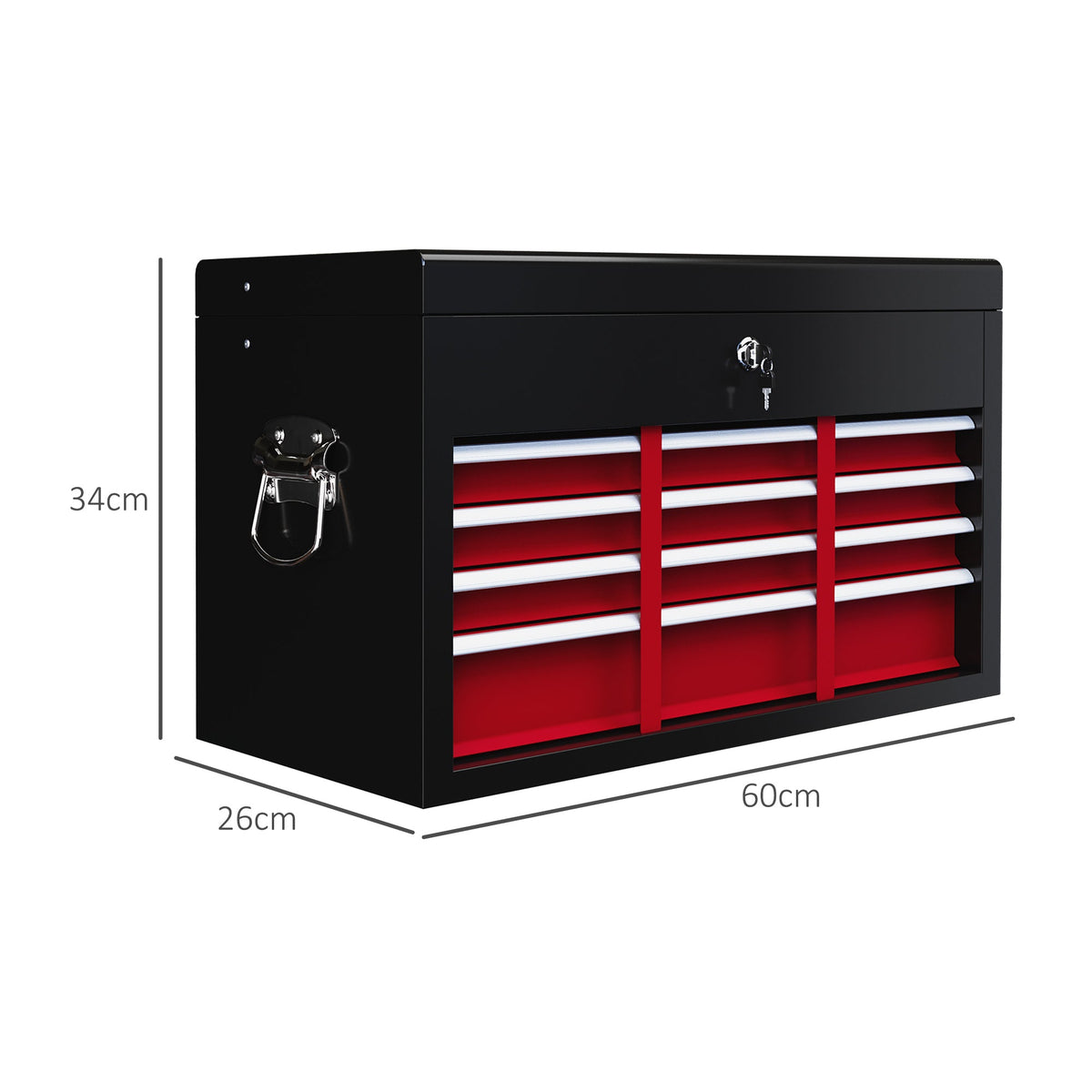 EasyComfort Gereedschapskist 6 lades – staal 60x26x34 cm