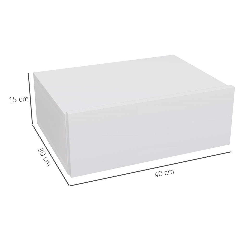 EasyComfort Comodino Sospeso Moderno hangend nachtkastje 40x30x15 cm