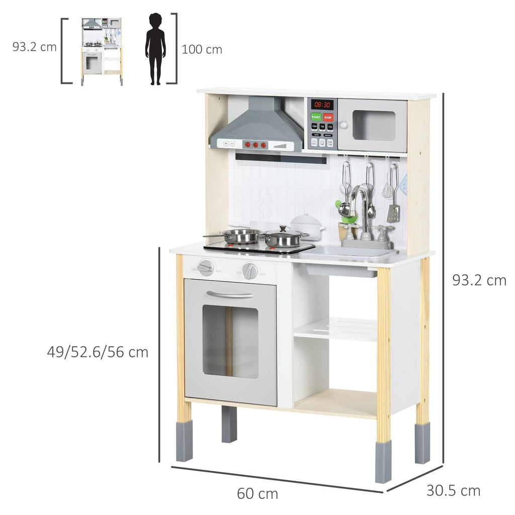 EasyComfort Speelkeuken verstelbaar met geluid en licht 60x30.5x93.2 cm