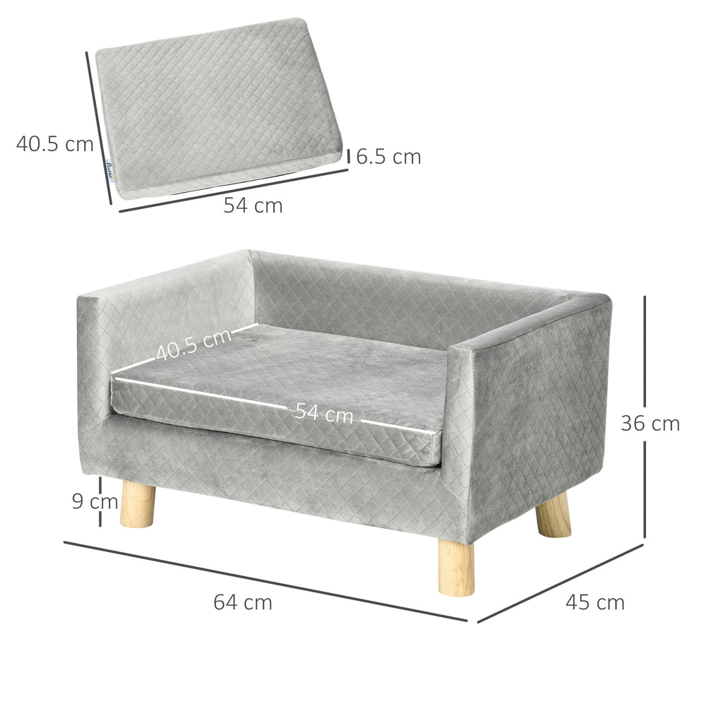 EasyComfort Divanetto hondensofa en kattenbank 64x45x36 cm