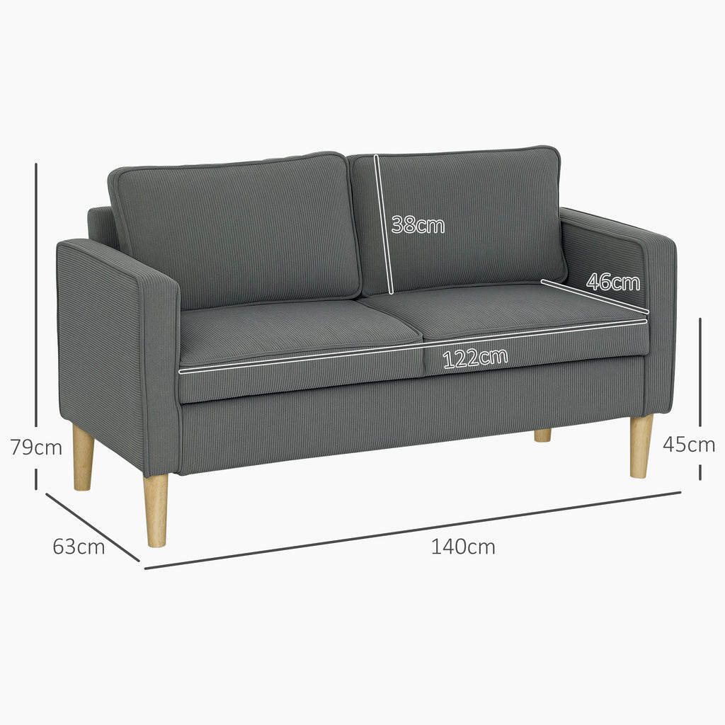 EasyComfort Divano 2 Posti 2-zitsbank met opbergruimte 140x63x79 cm