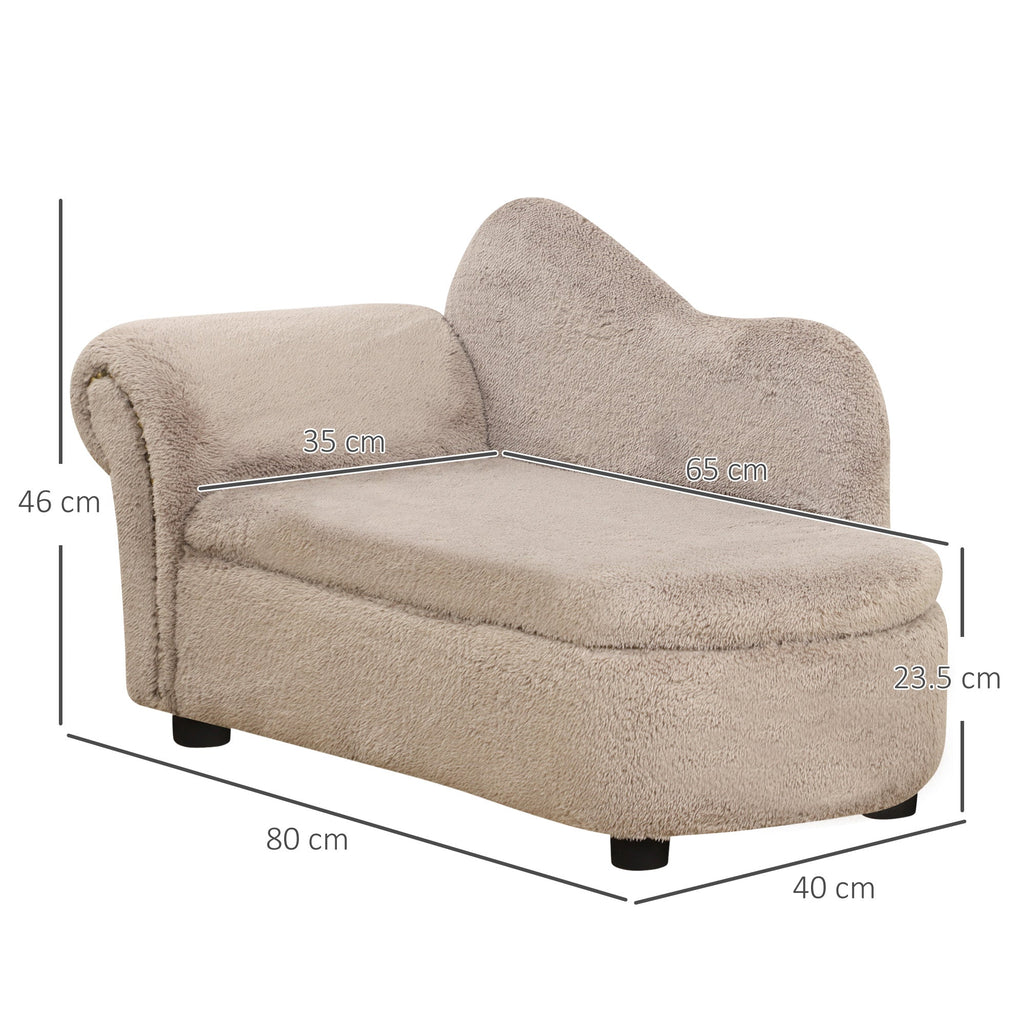 EasyComfort Hondenbank verhoogd met opbergruimte 80x40x46 cm