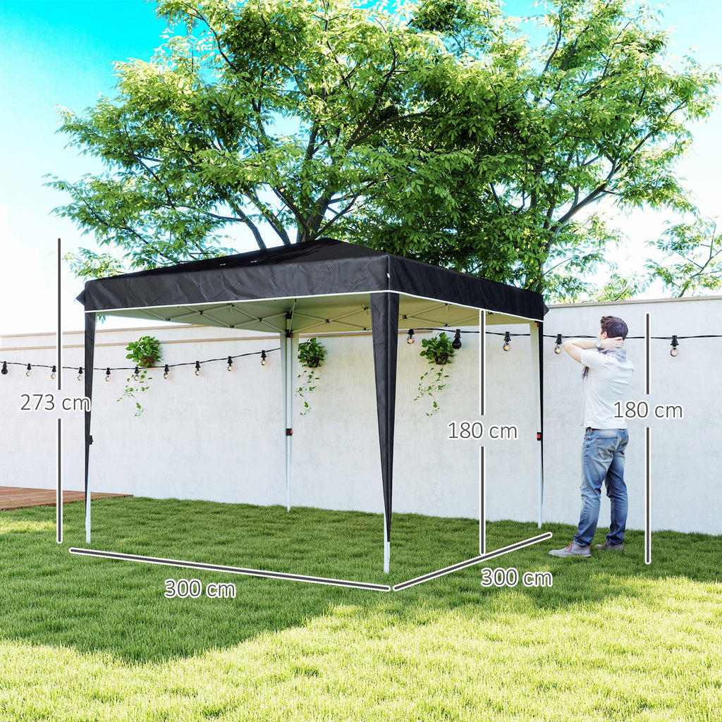EasyComfort Gazebo 3x3 m verstelbaar (6–9 personen)