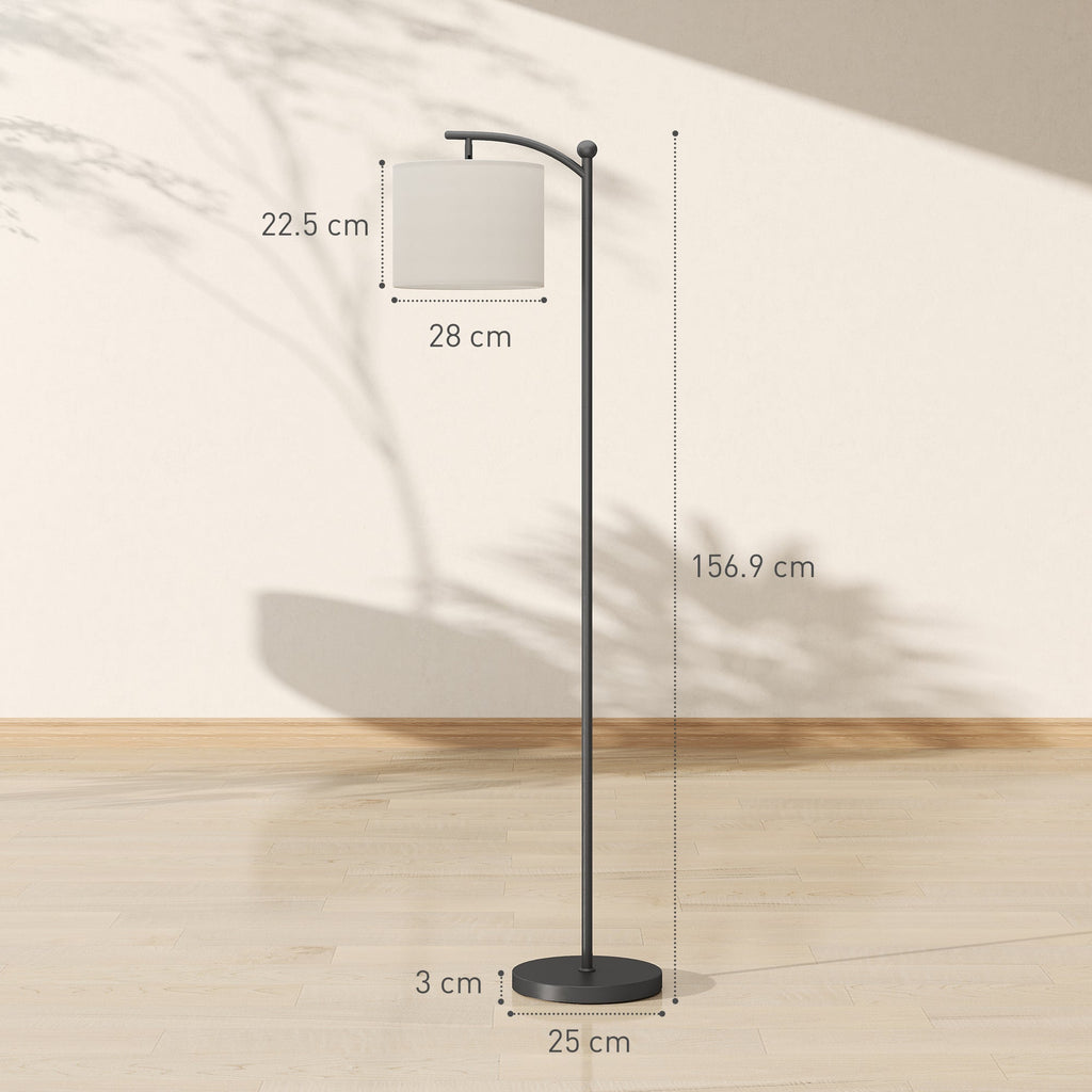 EasyComfort LED-vloerlamp dimbaar – 11 kleurtemperaturen, 11 helderheidsniveaus, timer (zwart)
