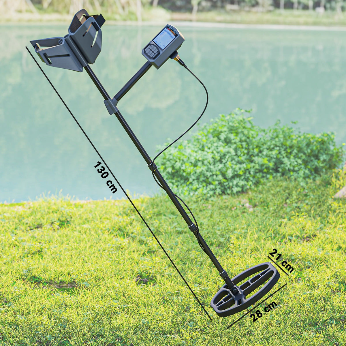 EasyComfort Metal Detector Professioneel - 5 detectiemodi, IP68 waterdicht