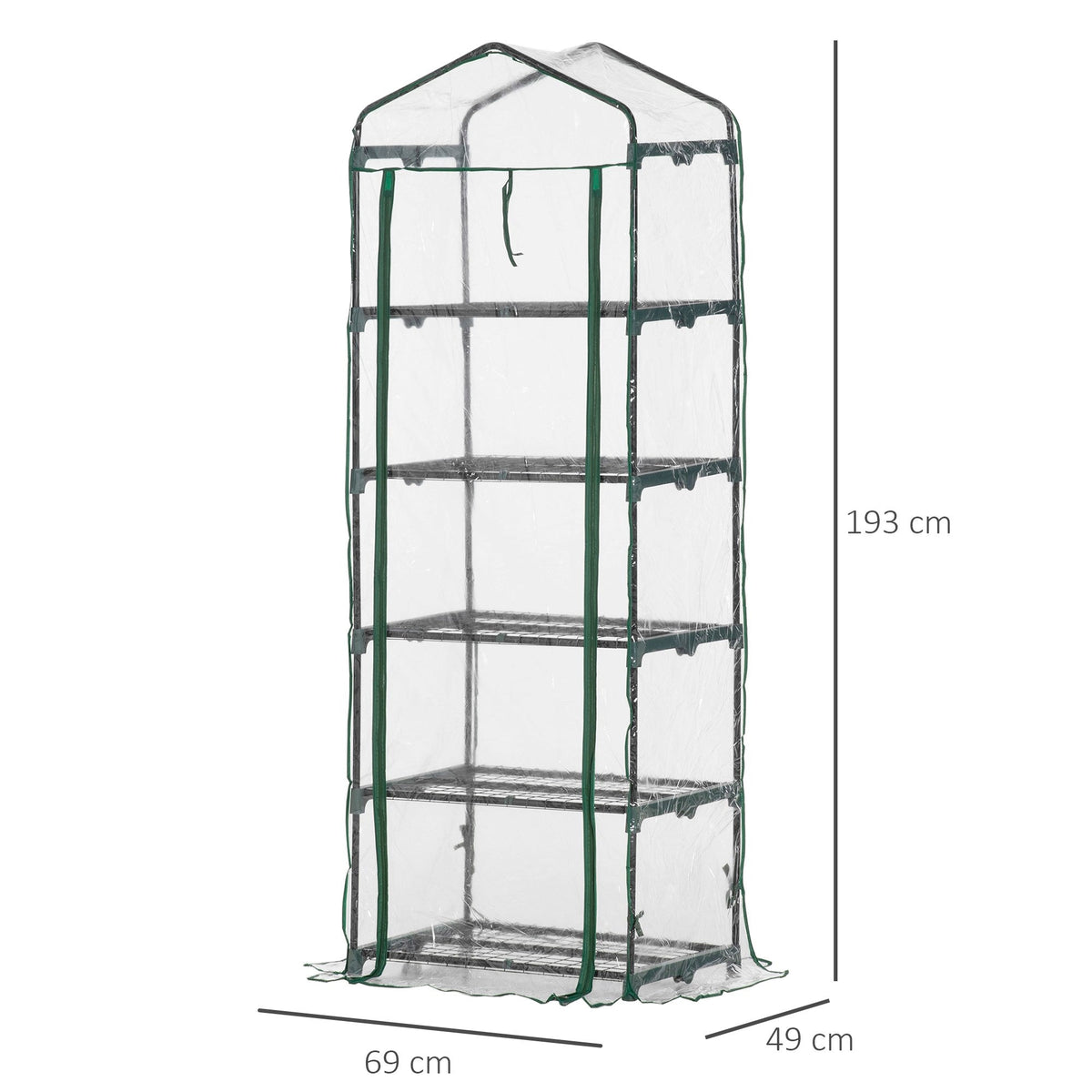 EasyComfort Mini kas 5 planken 69x49x193 cm
