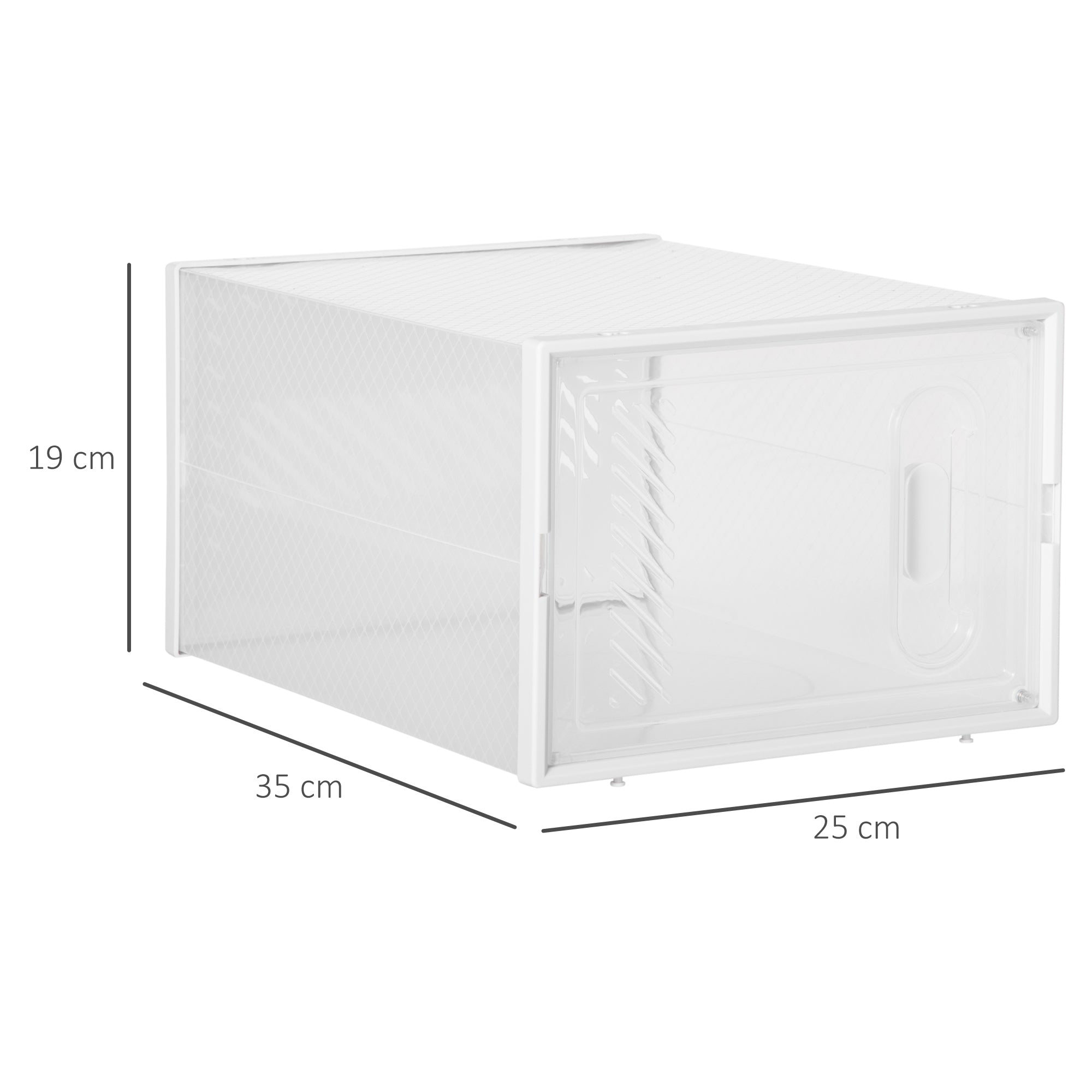 EasyComfort Mobile Scarpiera Rettangolare schoenenkast, 18 vakken (25x35x19 cm)