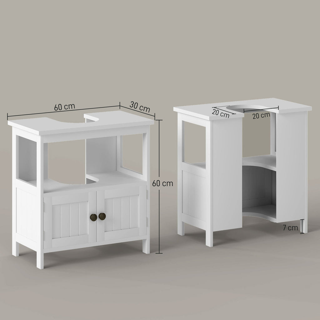 EasyComfort Mobile onderkast voor wastafel 60x30x60 cm wit
